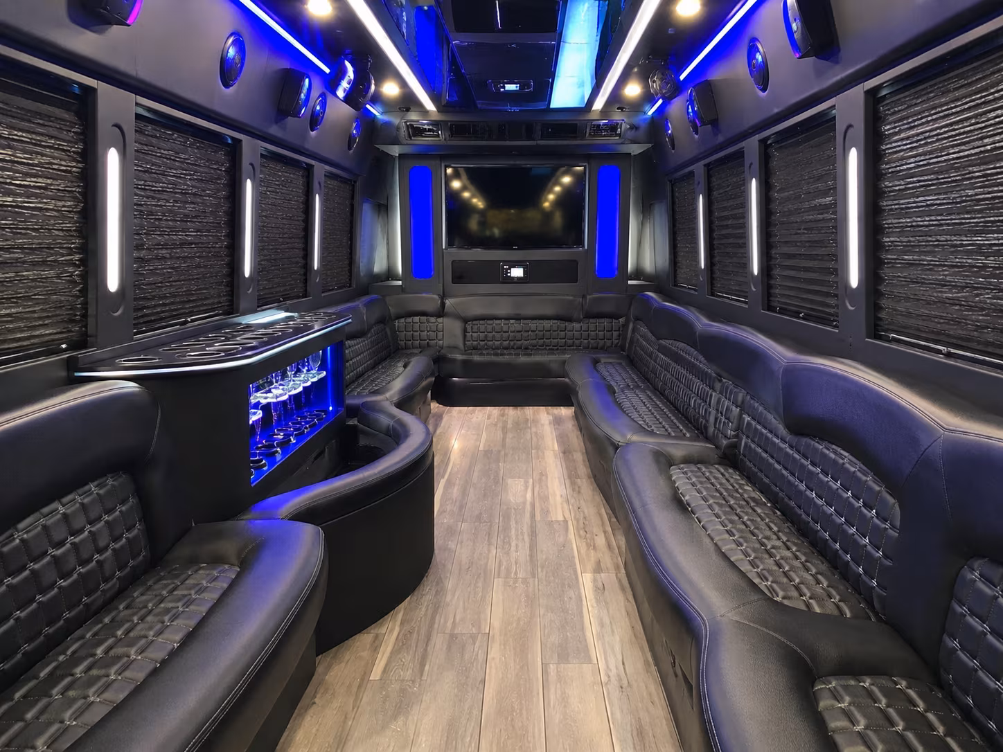 affordable clearwater prom party bus prices split across your group