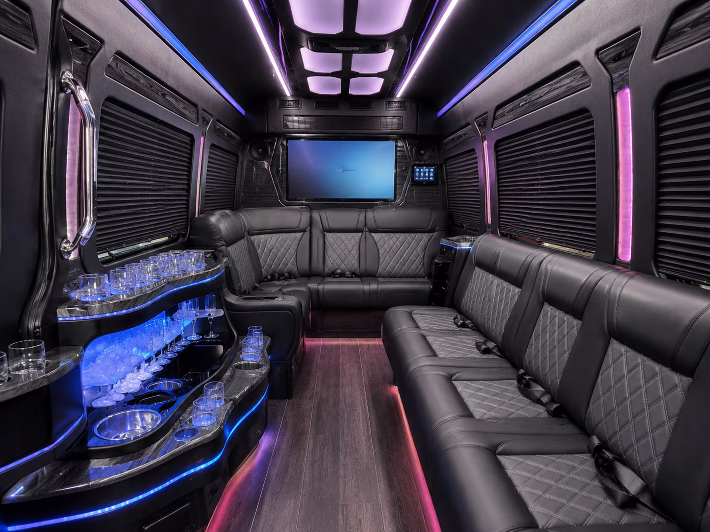 bus rental options for clearwater trips