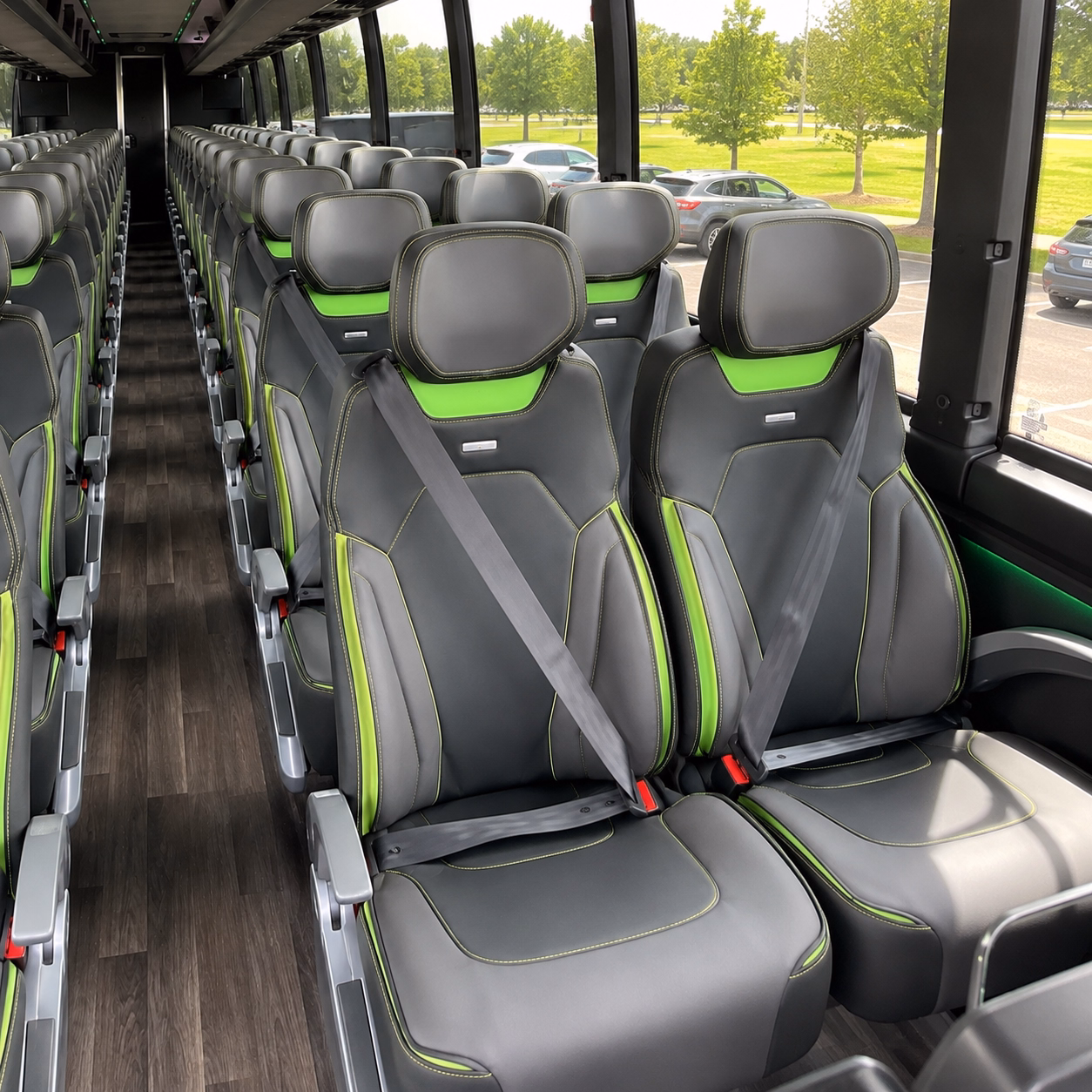 clearwater charter bus services inside