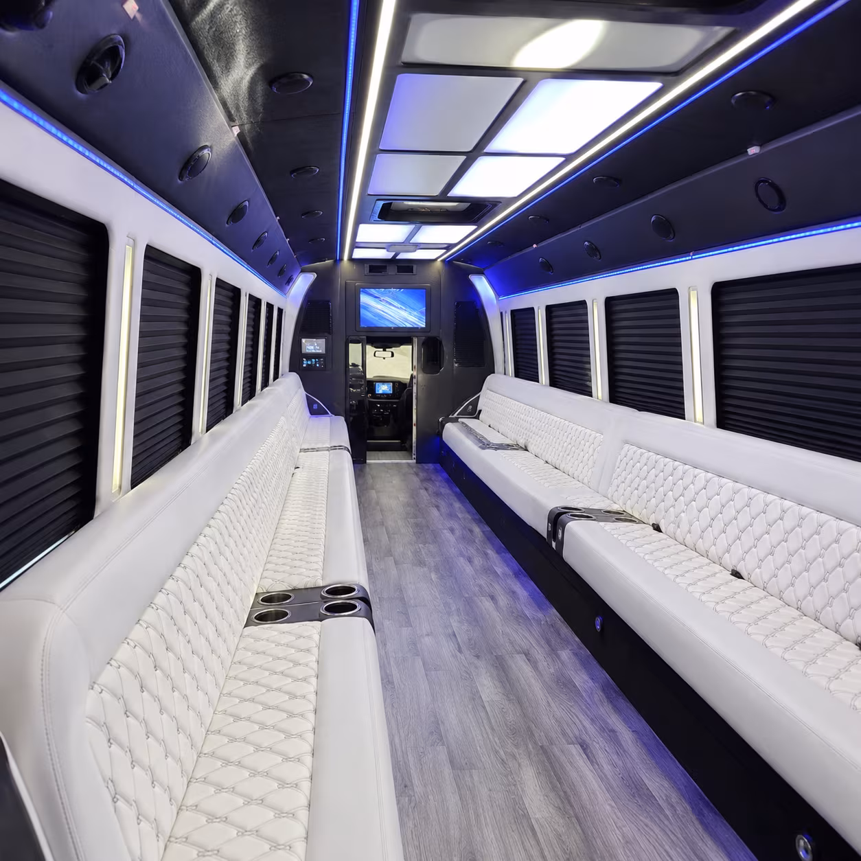 rent a clearwater prom party bus or charter bus today